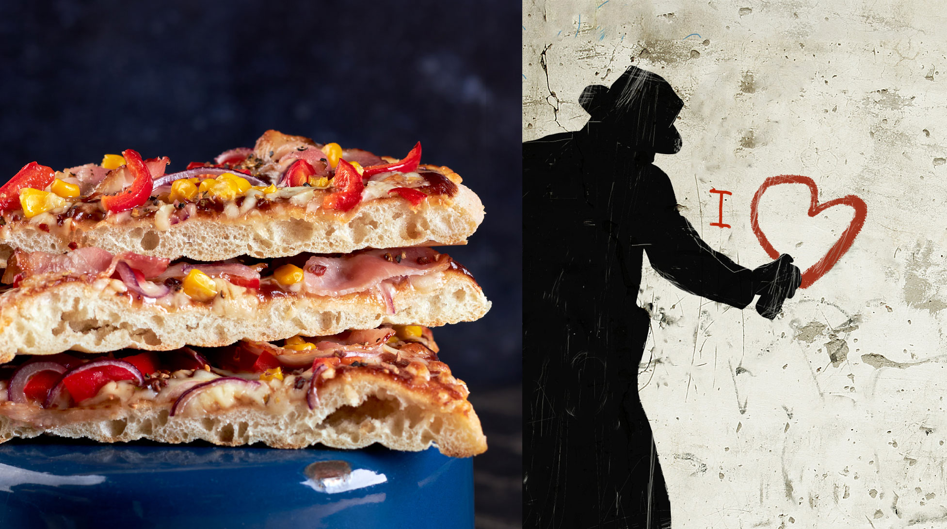 Hintergrund Pinsa Exclusive Edition BBQ LOVER